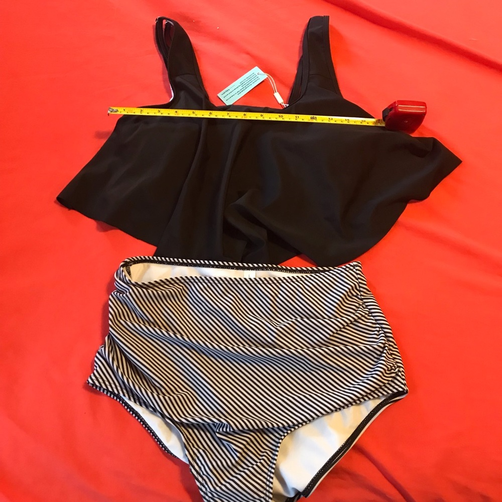 High waist tankini large